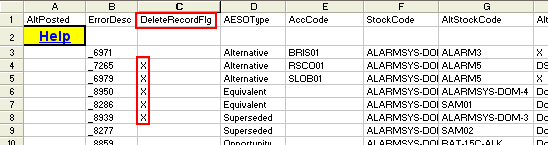 Exchequer Enterprise Alt code DB