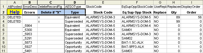 Exchequer Enterprise Superseeding code DB